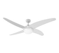 Ventilateur de Plafond avec Lumière EDM Caspio Blanc 60 W Blanc G
