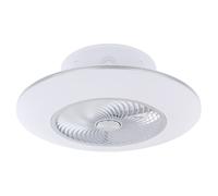 Ventilateur de plafond avec lumière et télécommande Plafonnier Ventilateur Refroidisseur d'ambiance Éclairage Lampe lumière du jour, dimmable CCT, 1x LED 36 Watt 2200lm 3000-6500;, D 58 cm