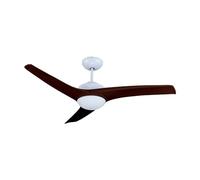 Ventilateur De Plafond avec Lumière (télécommande) Moderne Et Minimaliste, 3 en 1 Lumières Changeantes Et Gradables 30w, Ventilateurs De Plafond pour Salon, Chambre, Salle À Manger (Marron)