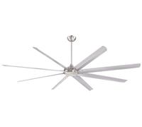 Ventilateur de plafond avec télécommande Widespan Nickel 254 cm