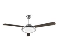 Ventilateur de plafond Bahia Nickel avec éclairage LEDS C4