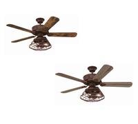 Ventilateur de plafond Barnett Marron 122 cm avec LED Westinghouse