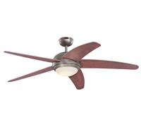 Ventilateur de plafond avec éclairage LED et télécommande Bendan Pommier 132 cm