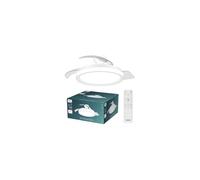 Ventilateur de plafond Bliss pales rétractables LED intégrée RF blanc