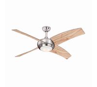 Ventilateur de plafond Borealis Pin 122 cm avec LED aireRyder
