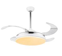 Ventilateur de plafond Cabrera Blanc 100 cm avec LED GLOBO