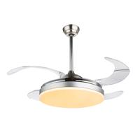 Ventilateur de plafond Cabrera Nickel 100 cm avec LED GLOBO
