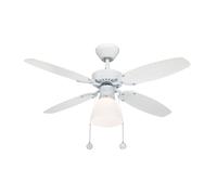 Ventilateur de plafond Capitol Blanc avec éclairage Blanc