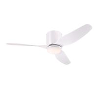Westinghouse Ventilateur de plafond Carla – LED dimmable, télécommande, 117 cm, blanc