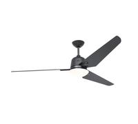 Ventilateur de plafond - Casafan - Eco Aviatos 516098 - Diamètre 162 cm - Couleur gris basalte - Puissance 80W