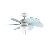Ventilateur de plafond Cecotec design bleu