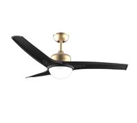 Cecotec Ventilateur de plafond EnergySilence Aero 560 (08489) LED 18 W 132 cm Télécommande Noir et Or