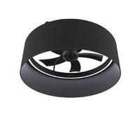 Cecotec - Ventilateur de plafond EnergySilence LampAero 650 Black, 20W Ø43cm, 6 vit, LED, été/hiver