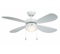 Ventilateur de plafond Classic 105 cm Blanc Blanc