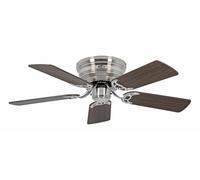 Ventilateur de plafond avec chainette Classic Flat III Chrome brossé 103