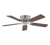 Ventilateur de plafond avec chainette Classic Flat III Chrome brossé 132