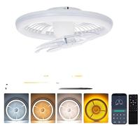 Ventilateur de plafond, contrôle via application, éclairage LED à intensité variable, ventilateur de plafond avec lumière