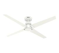 Ventilateur de plafond Cordelia L Blanc avec télécommande Hunter Fans