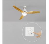 Ventilateur de plafond - Create - Avec lumière - Silencieux - 6 vitesses - Ø112cm