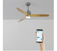 Ventilateur de plafond - Create - Avec lumière - Silencieux - Fonction été/hiver - Télécommande