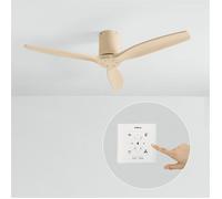 WIND CALM - Ventilateur De Plafond Silencieux 40W Avec Pales Techniques En ABS De Différentes Tailles Sans Lumière