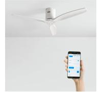WIND CALM - Ventilateur De Plafond Silencieux 40W Avec Pales Techniques En ABS De Différentes Tailles Sans Lumière