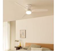 WIND CALM NATURAL WOOD - Ventilateur De Plafond 40W Silencieux 100% Bois Télécommande