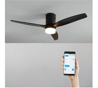 Ventilateur de plafond - Create - WIND CALM NATURAL WOOD - Silencieux - Bois - LED 18W