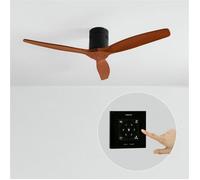 CREATE Ventilateur de plafond WIND CALM NATURAL WOOD 40W silencieux 100% bois sans lumière
