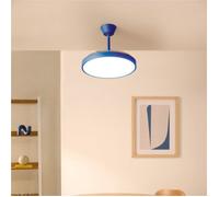 WIND CLEAR STUDIO - Ventilateur De Plafond 40W Silencieux Avec Pales Rétractables Et Lumière LED, Plusieurs Tailles Télécommande
