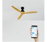 CREATE Ventilateur de plafond WIND STYLANCE NATURAL WOOD 40W silencieux 100% bois sans lumière