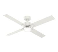 Ventilateur de plafond DC Mila Blanc 132 cm avec LED Hunter Fans