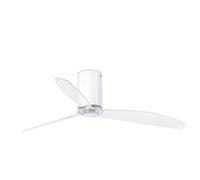 Ventilateur de plafond DC Mini Tube Blanc brillant Faro
