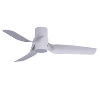Ventilateur de plafond à basse consommation avec éclairage LED et télécommande Nautica Blanc 132 cm
