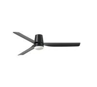 Ventilateur de plafond DC Punt Tub Noir avec LED Noir