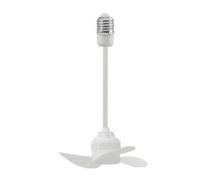 Ventilateur de plafond d'intérieur avec base à vis E27,taille compacte de 14CM offrant un mouvement d'air silencieux et efficace-B