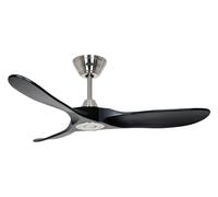 Ventilateur de plafond Eco Genuino DC 122 Chrome-Noir CasaFan