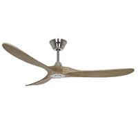 Ventilateur de plafond Eco Genuino DC 152 Chrome-Chêne CasaFan