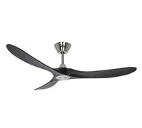 Ventilateur de plafond Eco Genuino DC 152 Chrome-Noir CasaFan