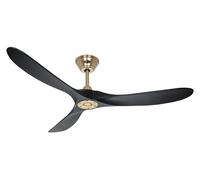Ventilateur de plafond Eco Genuino DC 152 Laiton-Noir CasaFan
