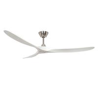 Ventilateur de plafond Eco Genuino DC 180 Chrome-Blanc CasaFan
