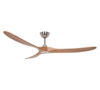 Ventilateur de plafond Eco Genuino DC 180 Chrome-Chêne CasaFan