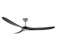 Ventilateur de plafond Eco Genuino DC 180 Chrome-Noir CasaFan
