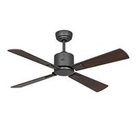 Ventilateur de plafond à basse consommation avec télécommande Eco Neo III WiFi 103 cm Gris basalte pales Noyer / Cerisier