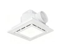 Ventilateur de plafond efficace avec lumière, 10", 105, 10" | Luminosité de 1000 lm et mouvement d'air puissant avec 0, 9 sons presque silencieux pour une installation facile à la maison