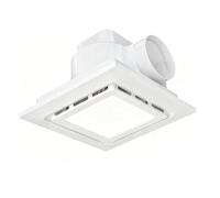 Ventilateur de plafond efficace avec lumière, 10", 105, 12" | Luminosité de 1000 lm et mouvement d'air puissant avec 0, 9 sons presque silencieux pour une installation facile à la maison