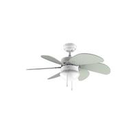 Ventilateur de Plafond EnergySilence 3600 Vision Mint, 50 W, Diamètre 92 cm, Lampe, 3 Vitesses, 6 Pales Réversibles