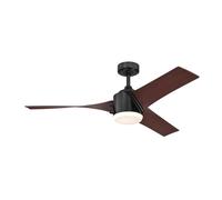 Ventilateur de plafond Evan avec LED & télécommande Noir