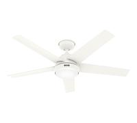 Ventilateur de plafond extérieur Marina Blanc avec LED Hunter Fans
