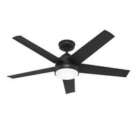 Ventilateur de plafond extérieur Marina Noir avec LED Hunter Fans
